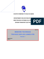 Mémoire Technique Travaux Lignes HTB