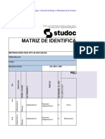 Matriz para Identificacion de Peligros Valoracion de Riesgos y Determinacion de Controles