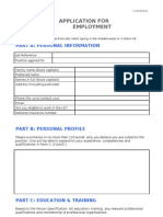 Application Form Onside