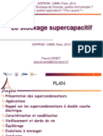 Stockage Supercapacitif