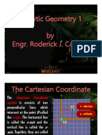 Analytic Geometry 1