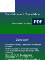 Denotation and Connotation