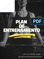 Plan de Entrenamiento Enfocado A Gluteo