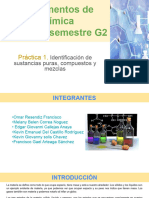 Práctica 1 - Identificación de Sustancias Puras, Compustos y Mezclas