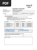 MGT2034 Operation Management Group Assignment