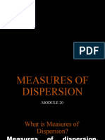 Measures of Dispersion