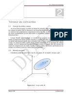 Tenseur de Contraintes: 2.1. Concept Du Milieu Continu