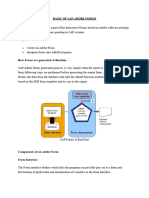 Basic of Adobeform