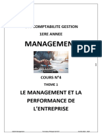 4 - Le Management Et La Performance de L'entreprise