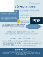 Flyer Compte Epargne Temps