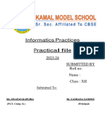 XII IP Practical File - 2023-24upto June