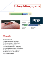 Implantable Drug Delivery System