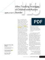 Dunn Davison Enhanced Milieu Teaching Strategies For Preschool Children With ASD