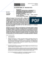 RESOLUCIÓN FINAL N.° 098-2021/CC3: Comisión de Protección Al Consumidor #3 Sede Central EXPEDIENTE N.º 053-2019/CC3