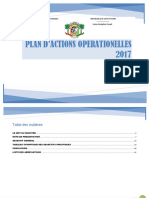 Plan Actions Operationnelles 2017