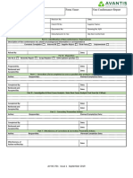 AV-NC-F01 Non-Conformance Report Iss 1