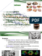 Tema 4 Bio 2 Bac Proteinas