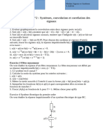 TD N°2 DUT Signaux Et Système, Laplace 2023 - 2024