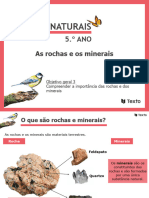 Ciências Naturais: As Rochas e Os Minerais