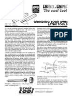 Lathe - Grinding Lathe Cutting Tools