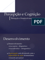 Percepção e Desenvolvimento