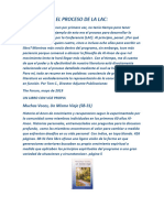 El Proceso de La Lac:: Muchas Voces, Un Mismo Viaje (SB-31)