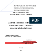 Lucrare Grad I