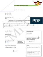 Class 22-Differentiation - Rates of Change and Stationary Points