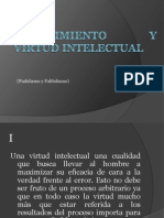 Conocimiento y Virtud Intelectual