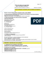 Ficha de Datos de Seguridad: SECCIÓN 1: Identificación de La Sustancia o La Mezcla y de La Sociedad o La Empresa