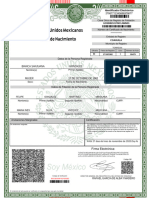 Formato Acta de Nacimiento