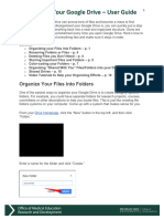 Google Drive Organization Directions