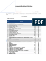 Del 30-04 Al 07-05 - Version Supervision