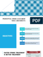 Prehospital Stroke Assessment Tools and Benefits