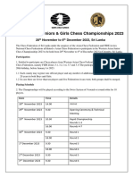 Western Asian Junior CC 2023 Regulations