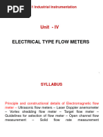 Unit IV Electrical Type Flow Meter