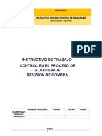 Instructivo de Trabajo