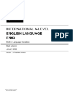 International A-Level: English Language EN03