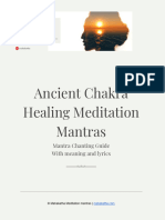 Chant-Along Guide - Ancient Chakra Healing Meditation Mantras