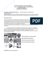 Bloque V. Actividades de Aprendizaje