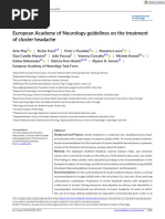 Euro J of Neurology - 2023 - May - European Academy of Neurology Guidelines On The Treatment of Cluster Headache