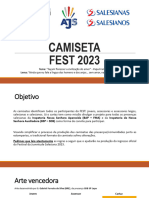 FEST 2023 - Confecção Camiseta - Regulamento