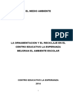 Proyecto Del Medio Ambiente y Reciclaje