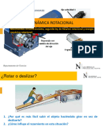 Dinámica Rotacional: Movimientos Circunferenciales, Segunda Ley de Newton Rotacional y Energía Mecánica Rotacional