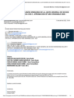 FWD (2) : Aviso Cambio Reunión Ordinaria de La Junta General de Socios Inversiones Salcar Y Cia S en C. Aprobacion Ef Año Gravable 2020 - 2021