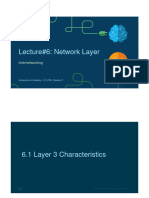 Lecure#6 - Network Layer