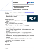 Proceso de Selección Cas #162 - 2023 Gestor de Trámites Intendencia Regional La Libertad