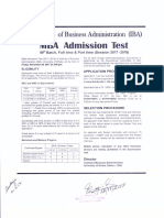 59 Iba Mba Admission Circular 2018