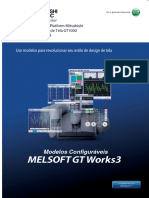 Software de Engenharia MELSOFT GT Works 3 Compatível Com Plataforma Mitsubishi IQ