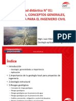 UNIDAD 1 - Geología - Conceptos Generales e Importancia 2023-II